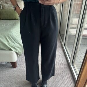 A&F Sloane Tailored Wide Leg Pant